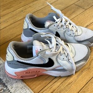 Nike Women's Athletic Shoes - White, Gray, and Pink